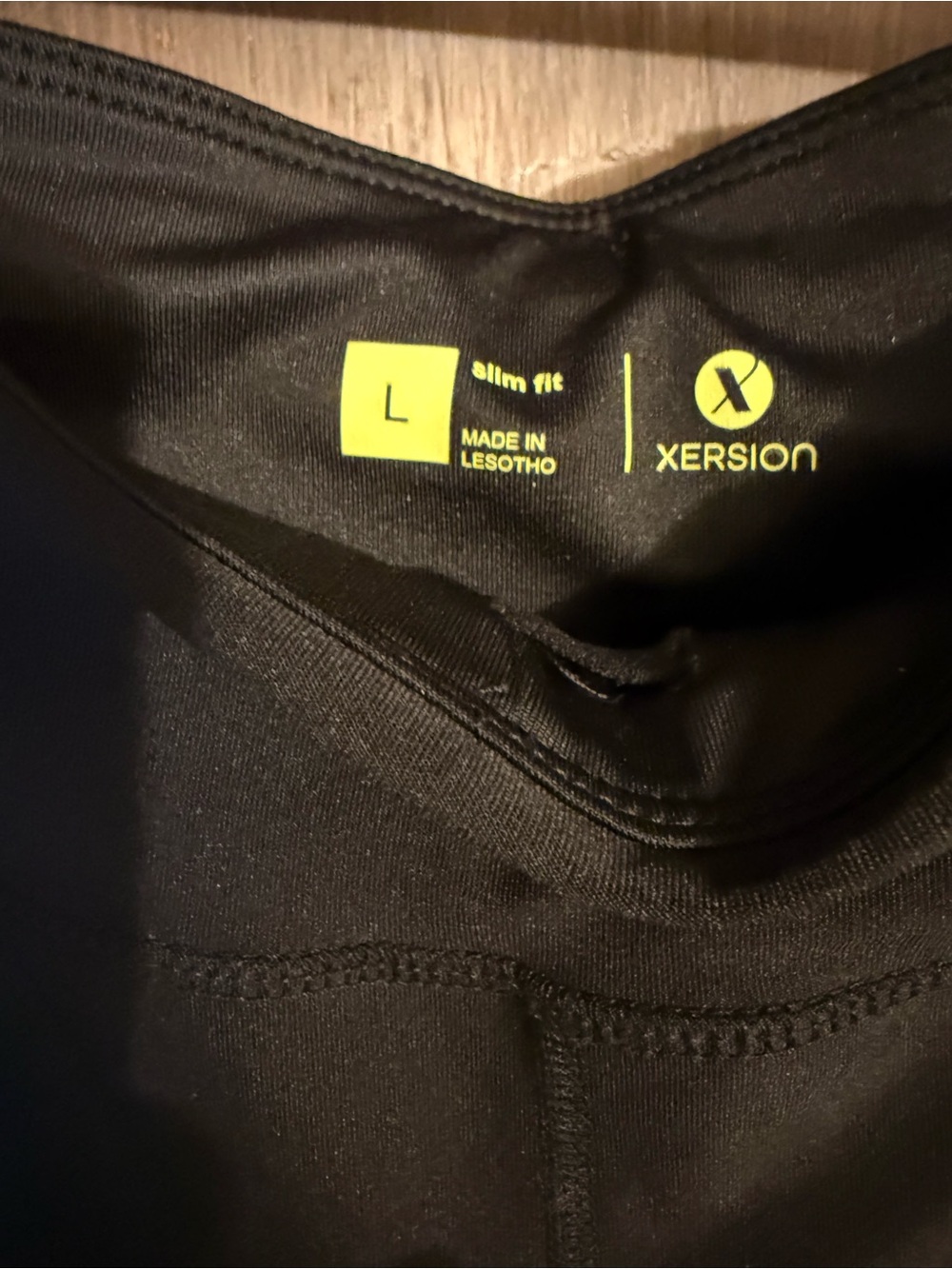 Xersion Flare Leg Slim Fit Leggings Size L - Women | Color: black| inseam 32 - Picture 5 of 7